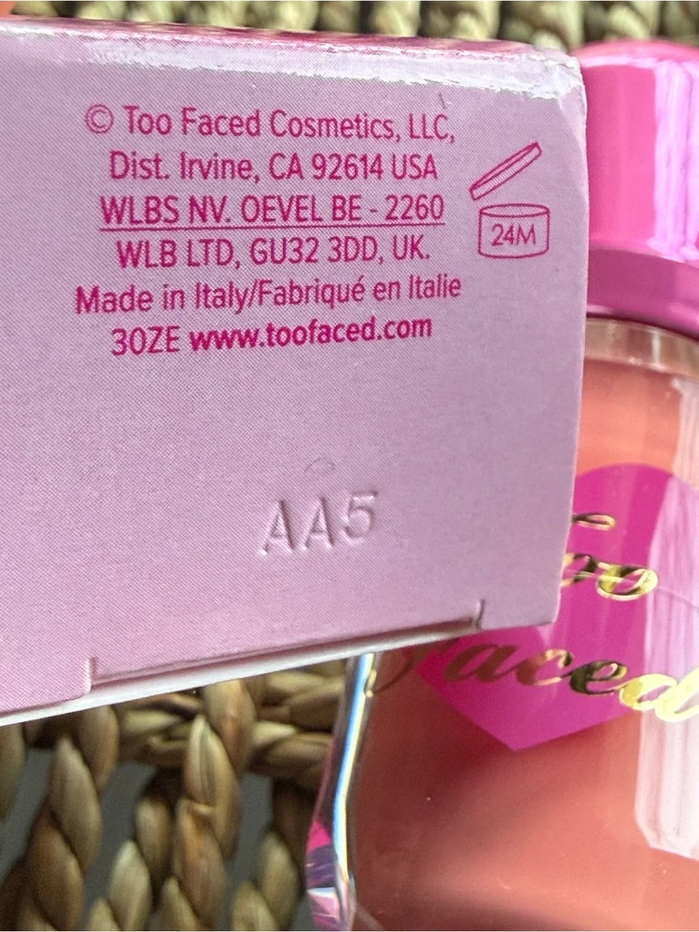 Too Faced Love Flush Liquid Blush First Love Glowing Blush Full Size New